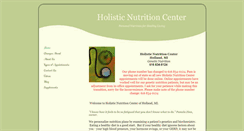 Desktop Screenshot of holisticnutritioncenter.net